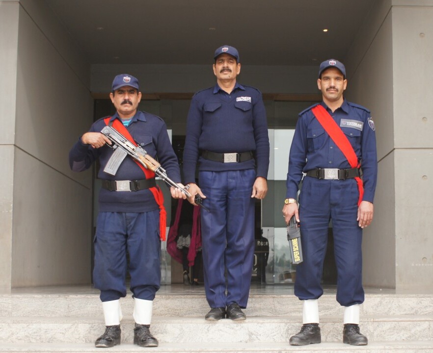 Security Guards of winsome radical school